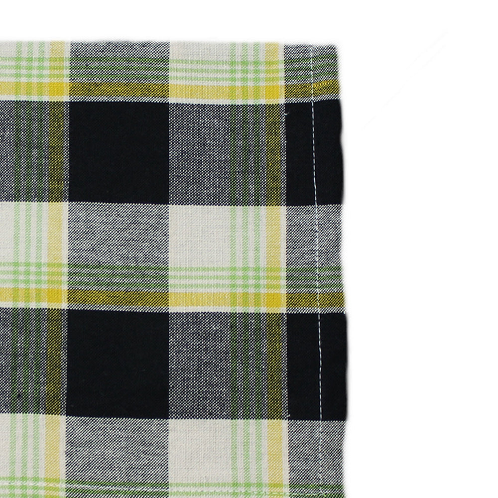Sunflower Buffalo Check Napkin - Home Collections by Raghu