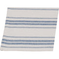 Colonial Blue-Cream Grain Sack Stripe Napkin - Set of Six - Home Collections by Raghu