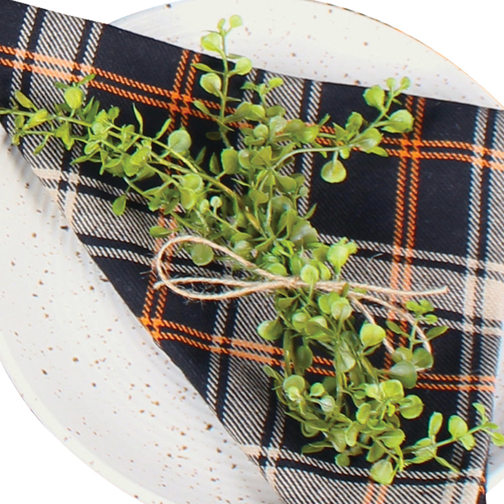 Primitive Fall Plaid Napkin - Home Collections by Raghu