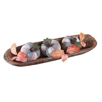 F Fall Sky Mini Pumpkins set of 3 - Home Collections by Raghu