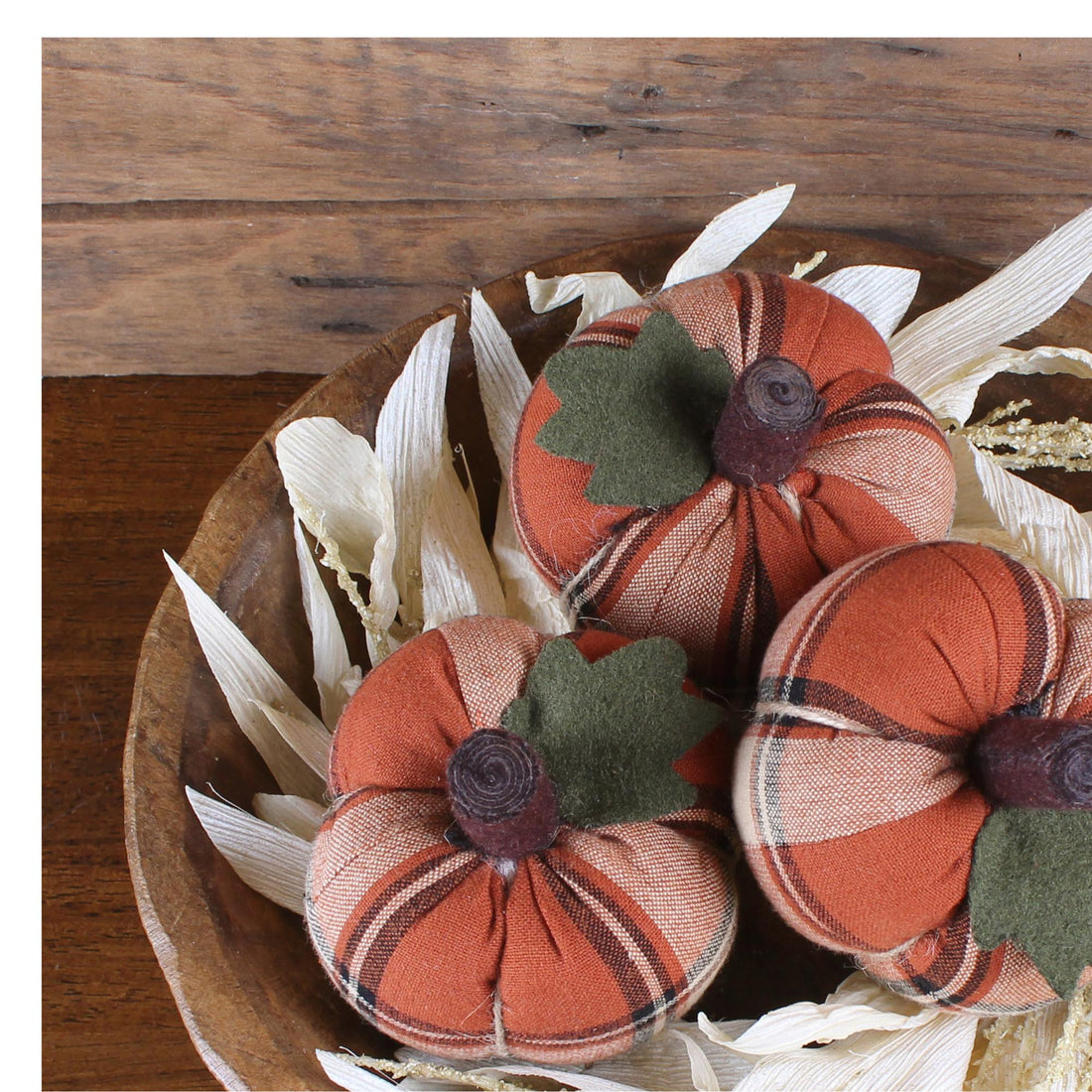F Harvest Moon Mini Pumpkins Set of 3 - Home Collections by Raghu