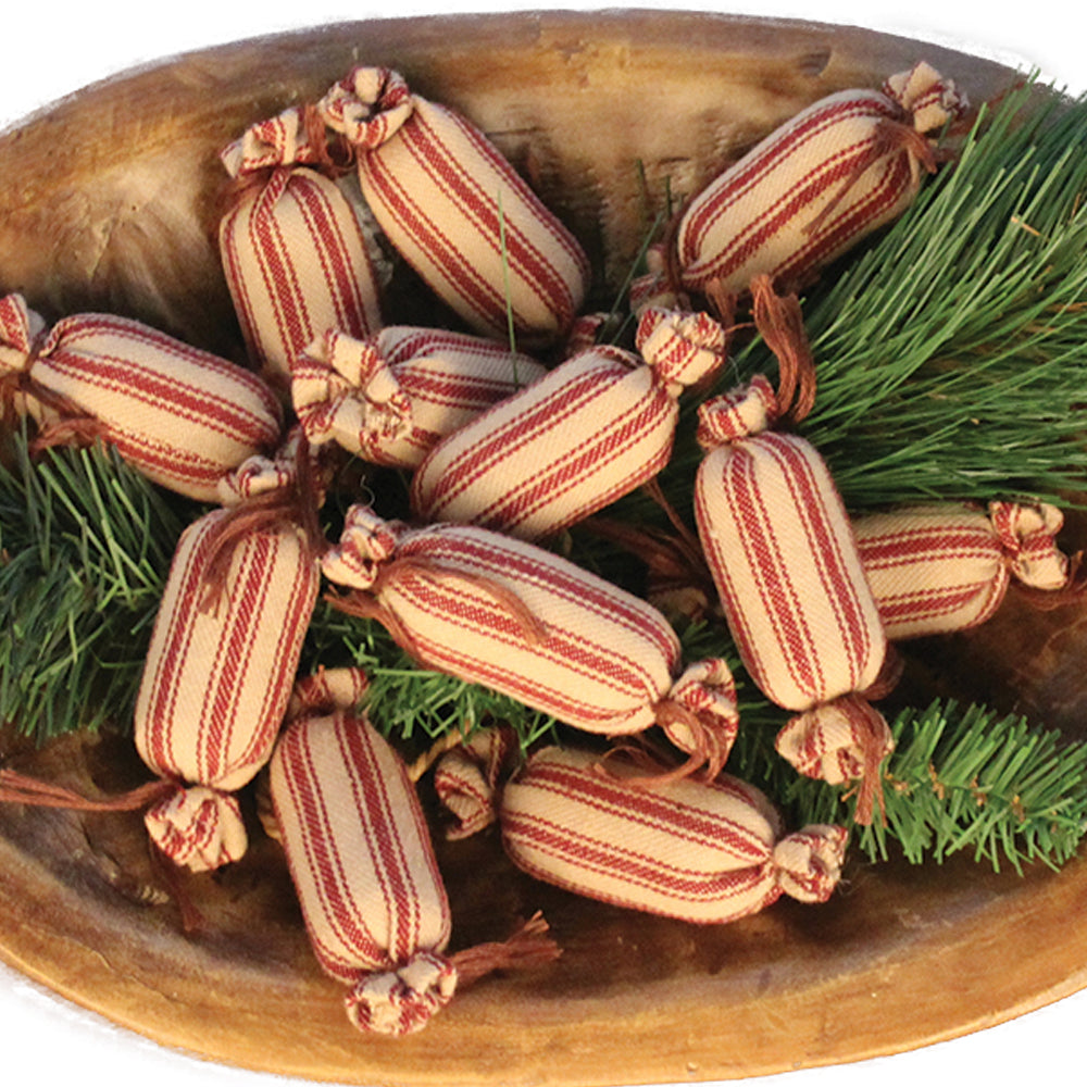 Peppermint Candy Fills - set of 12 Ornament - Home Collections by Raghu