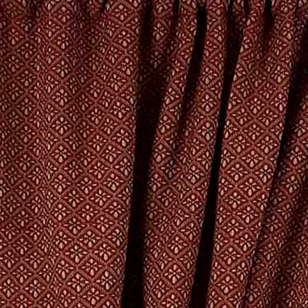 Barn Red Oat Philmont Jacquard 63" Panels Lined - Home Collections by Raghu