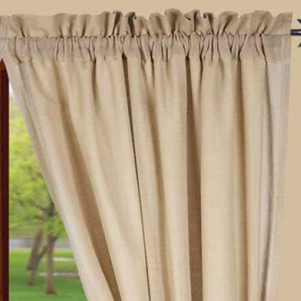 Cream Heirloom Cream Drapery 86" Panels Unlined - Home Collections by Raghu