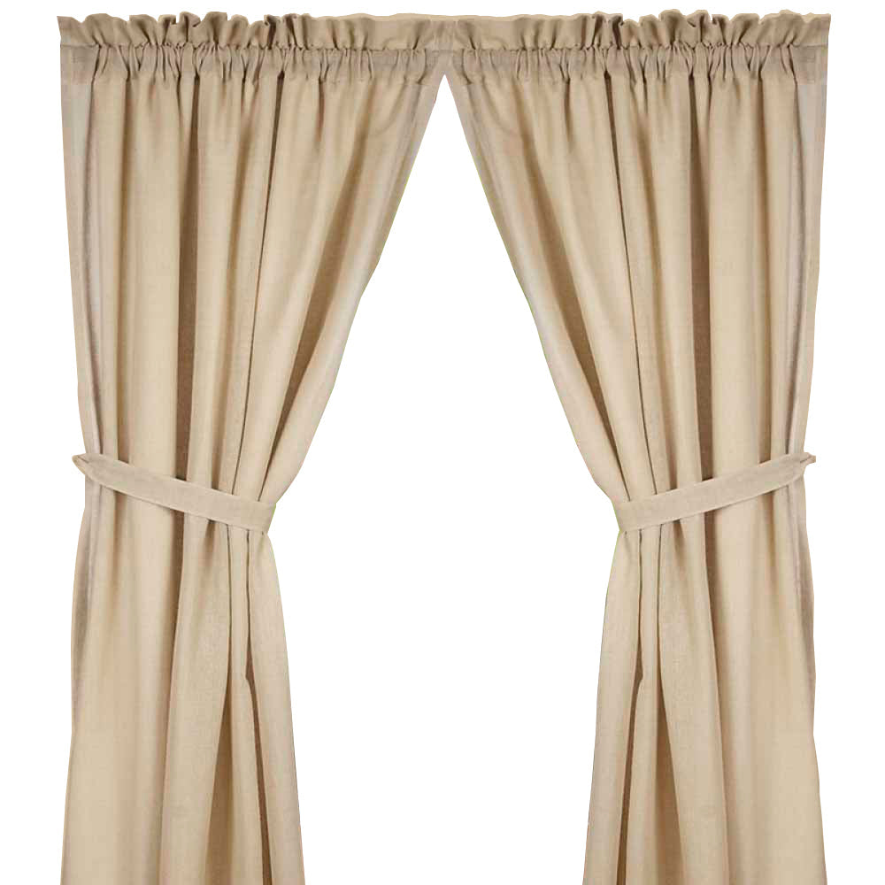 Cream Heirloom Cream Drapery 86" Panels Unlined - Home Collections by Raghu