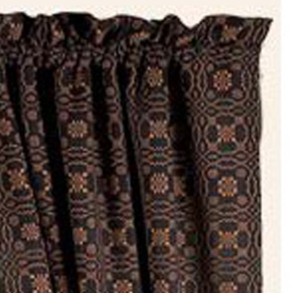 Black Mustard Lover?�?????’??ƒ?§??S Knot Jacquard Drapery 86" Panels Lined - Home Collections by Raghu