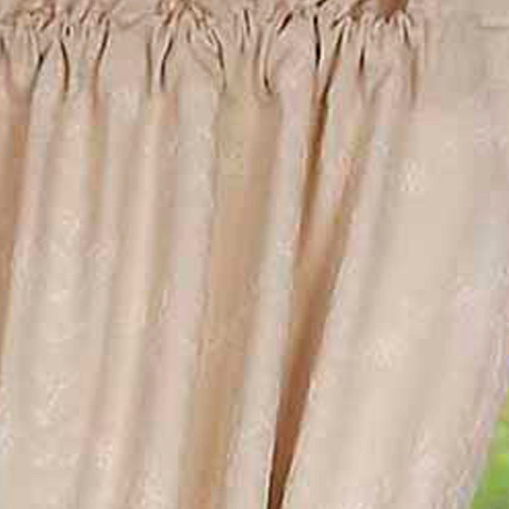 Cream Candlewicking Cream Drapery 86" Panels Lined - Home Collections by Raghu