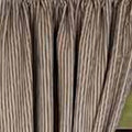 Black Nutmeg York Ticking Drapery 86