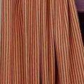 Barn Red Nutmeg York Ticking Drapery 86