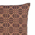 Black Tan Marshfield Jacquard Pillow Cover - Home Collections by Raghu