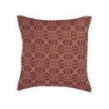 Barn Red-Tan Marshfield Jacquard Pillow Cover - Home Collections by Raghu