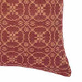 Barn Red Tan Marshfield Jacquard Pillow Cover - Home Collections by Raghu