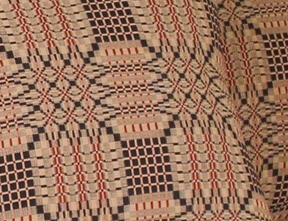 Trenton Jacquard Nutmeg Black Red Pillow Cover  - Home Collections by Raghu