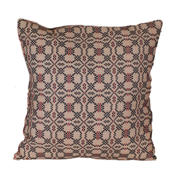 Kendall Jacquard Black Pillow Cover 18 In - Home Collections by Raghu