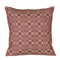 Kendall Jacquard Red Pillow Cover 18 In - Home Collections by Raghu