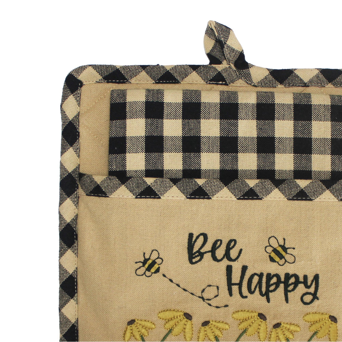 Bee Happy Pocket Potholder Set - Home Collections by Raghu