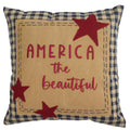 Liberty America the Beautiful Pillow - Home Collections by Raghu