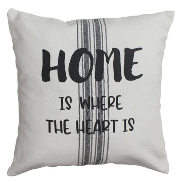 Home Grain Sack 14 Inx14 In Pillow - Home Collections by Raghu