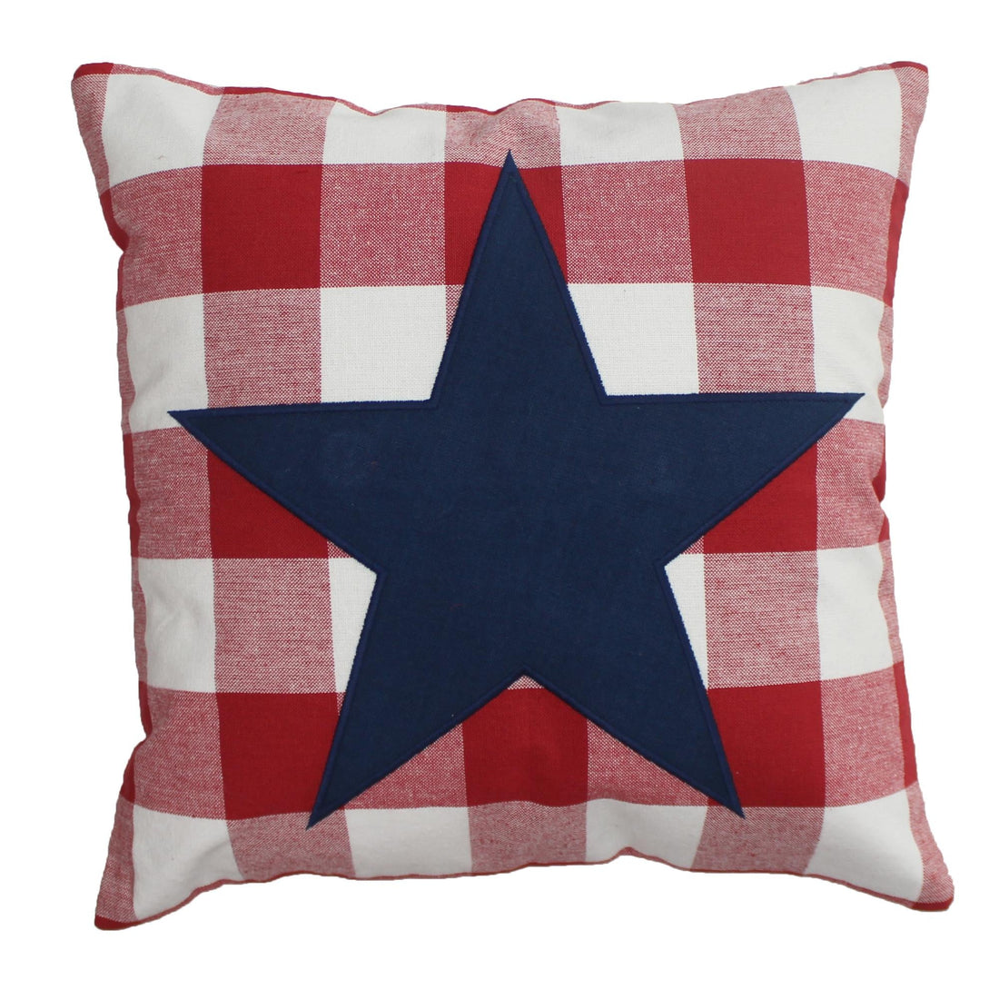 Americana Star Pillow 14 In - Home Collections by Raghu