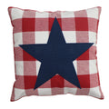 Americana Star Pillow 14 In - Home Collections by Raghu