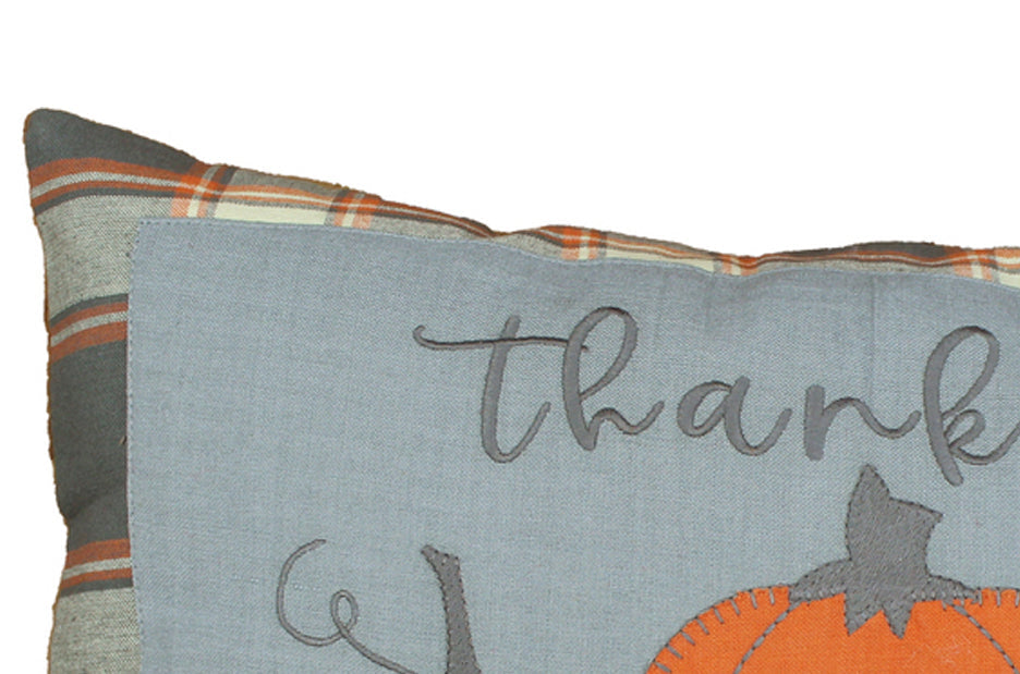 Fall Sky Gray Pillow  - Home Collections by Raghu