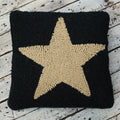 Black & Tan Star Pillow - Home Collections by Raghu