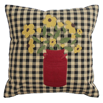 Country Bouquet Pillow 14 In - Home Collections by Raghu