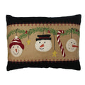 C Snowmen Fun Pillow 14 Inx20 In - Home Collections by Raghu