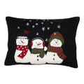 C Snow Friends Pillow 14 Inx20 In - Home Collections by Raghu