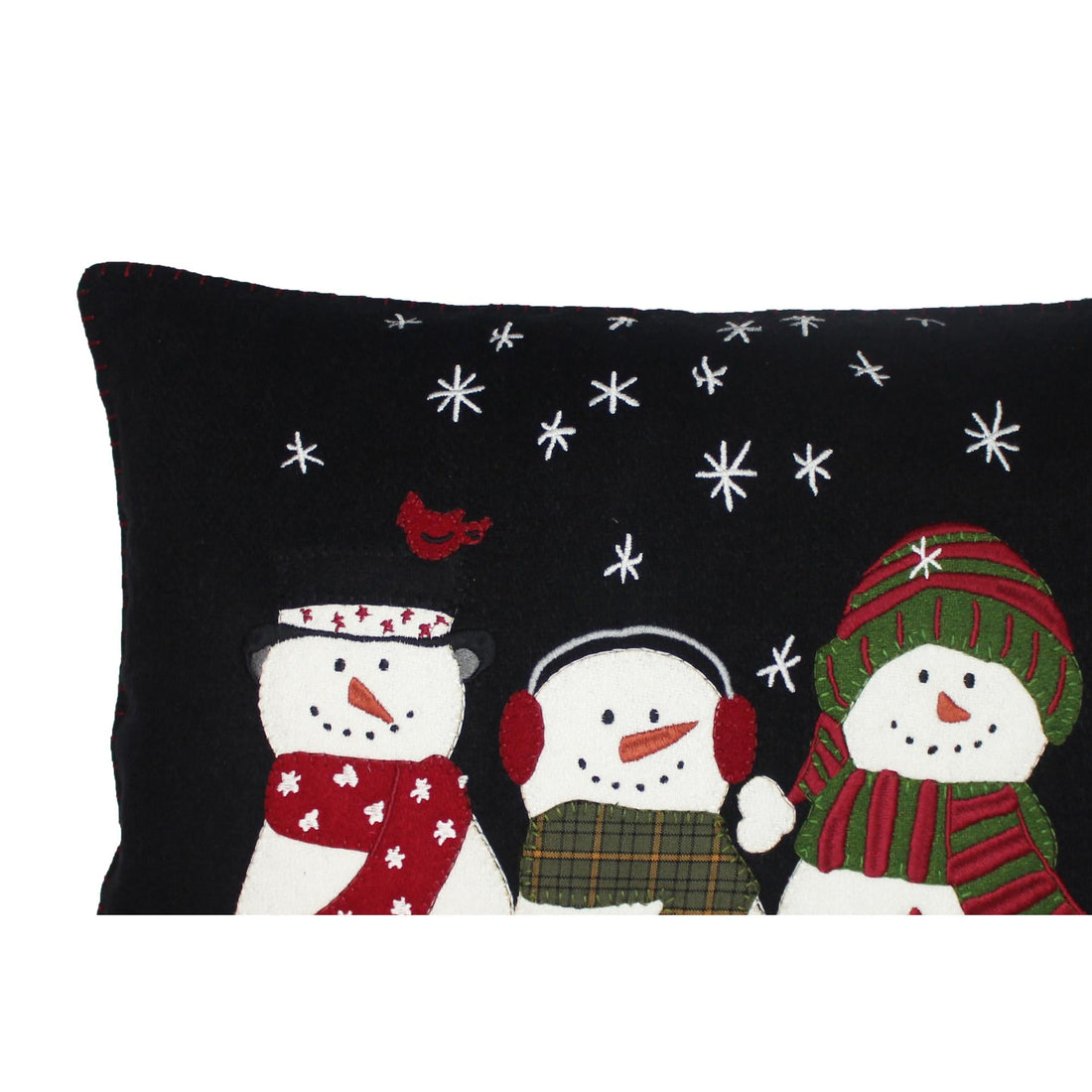 C Snow Friends Pillow 14 Inx20 In - Home Collections by Raghu
