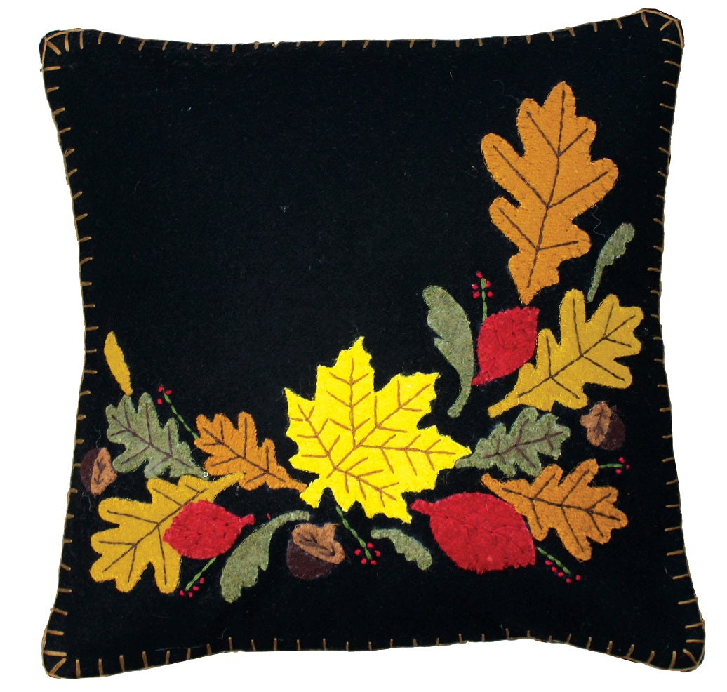 Fall Leaves  Pillow - Home Collections by Raghu