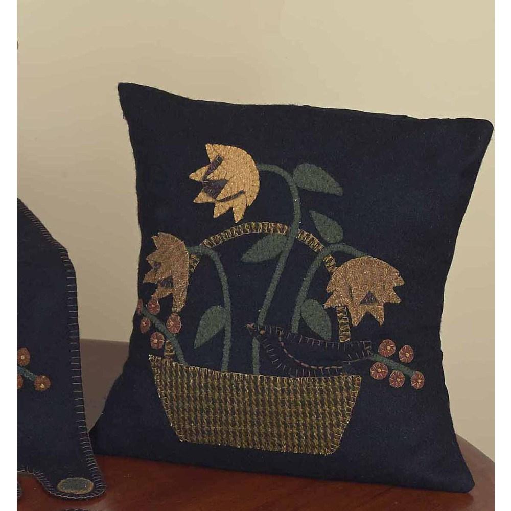 Crow In A Basket Pillow - Home Collections by Raghu
