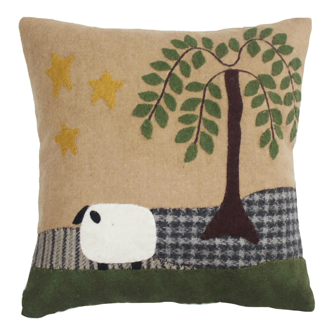 Sheep Willow 14 In Pillow - Home Collections by Raghu