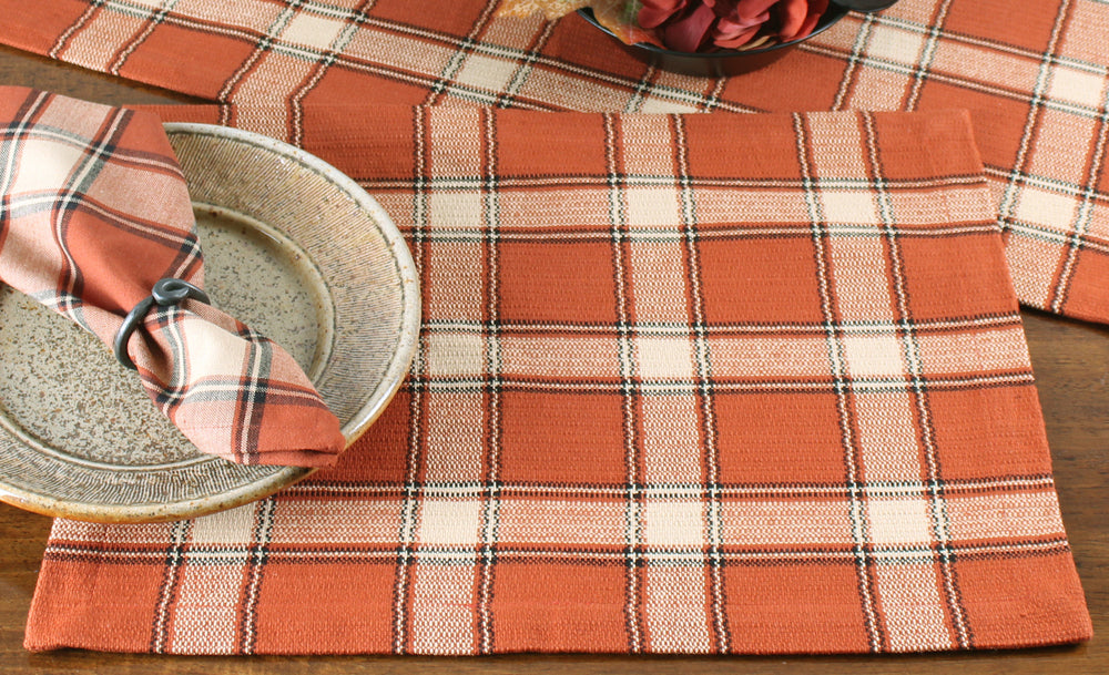 Harvest Moon Orange Placemat  - Home Collections by Raghu