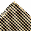 Black Nutmeg Heritage House Check Black Placemat Set Of Six - Home Collections by Raghu