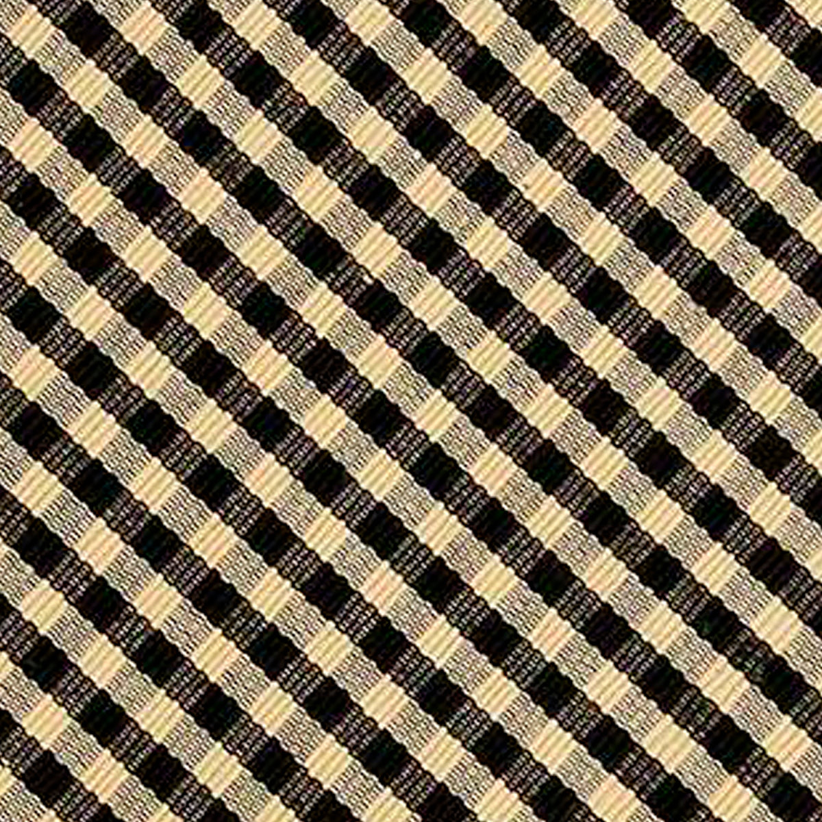 Black Nutmeg Heritage House Check Black Placemat Set Of Six - Home Collections by Raghu