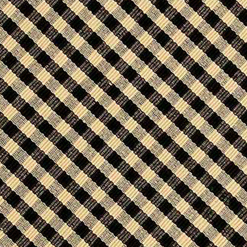 Black Nutmeg Heritage House Check Black Placemat Set Of Six - Home Collections by Raghu