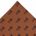Mocha Black Pineapple Town Placemat Set Of Six - Home Collections by Raghu