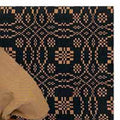 Black Mustard Lover?�?????’??ƒ?§??S Knot Jacquard Placemat Set Of Six - Home Collections by Raghu