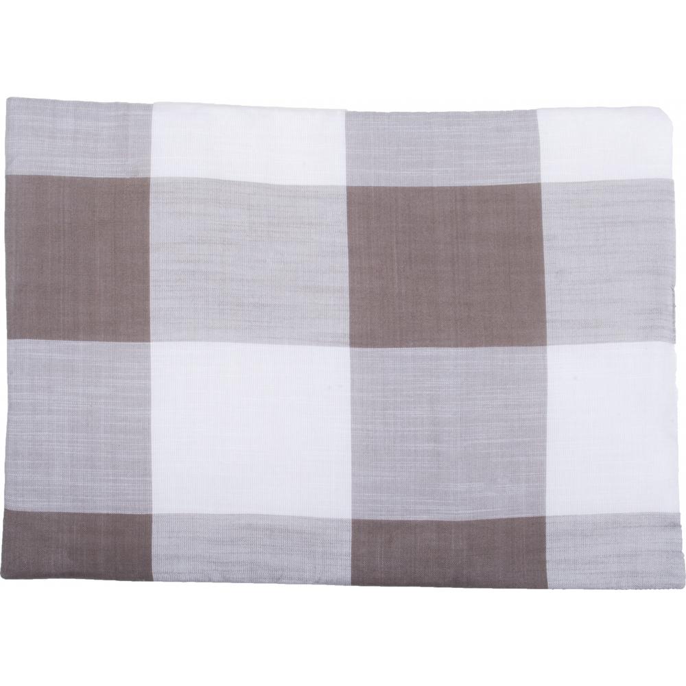 Buffalo Check Placemat Cream - Pewter - Set of Six - Home Collections by Raghu