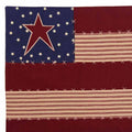 Nutmeg Indigo Barn Red Stars And Stripes Placemat Set Of Six - Home Collections by Raghu