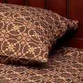 Black Tan Marshfield Jacquard Pillow Sham - Home Collections by Raghu
