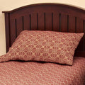 Barn Red-Tan Marshfield Jacquard Pillow Sham - Home Collections by Raghu