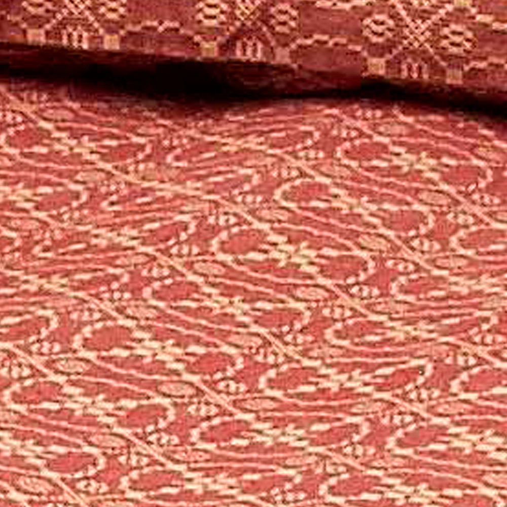 Barn Red Tan Marshfield Jacquard Pillow Sham - Home Collections by Raghu