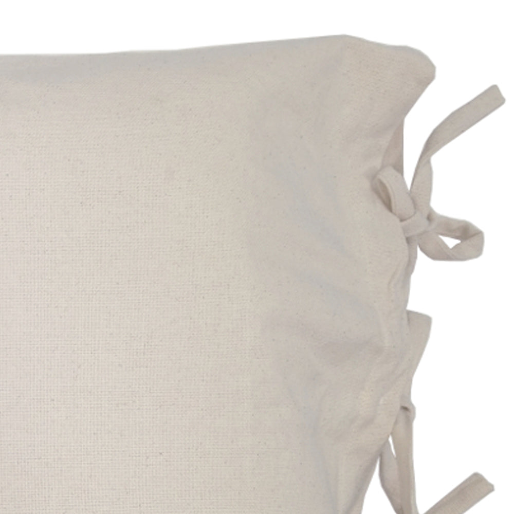 Cream Grain Sack Solid Pillow Sham - Home Collections by Raghu