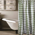 Buffalo Check Sage Sage Shower Curtain  - Home Collections by Raghu