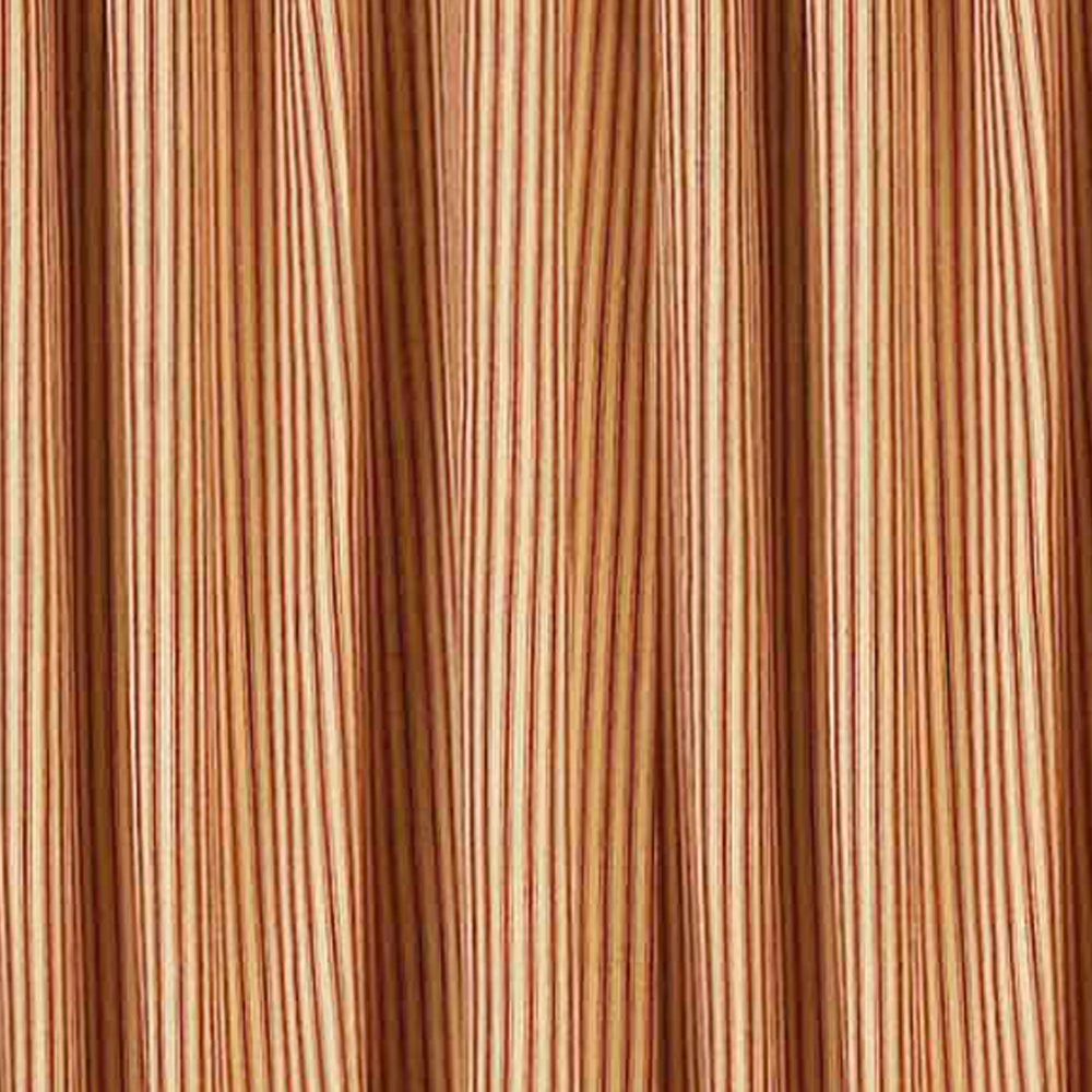 Barn Red Nutmeg York Ticking Shower Curtain - Home Collections by Raghu