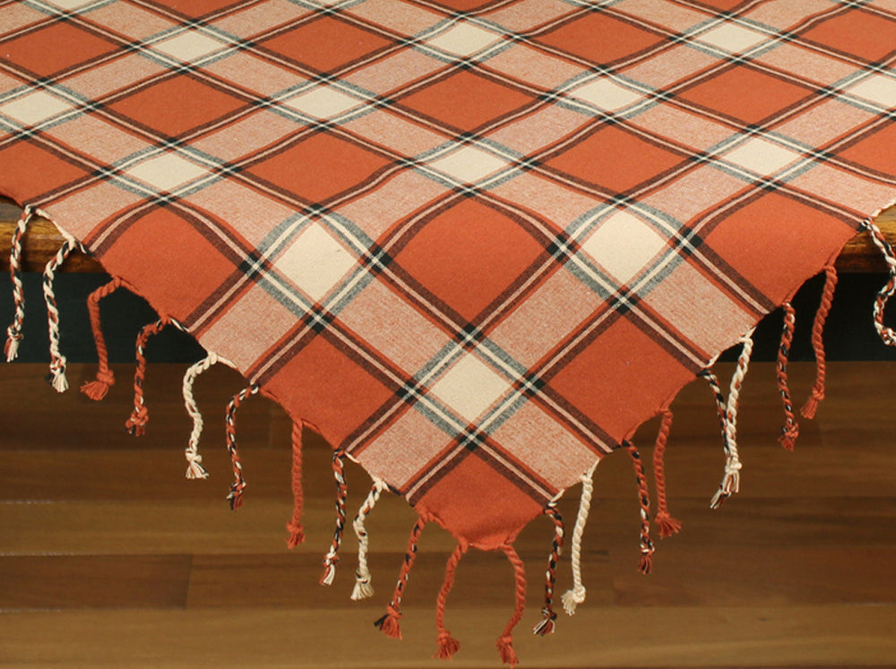 Harvest Moon Orange Table Square  - Home Collections by Raghu