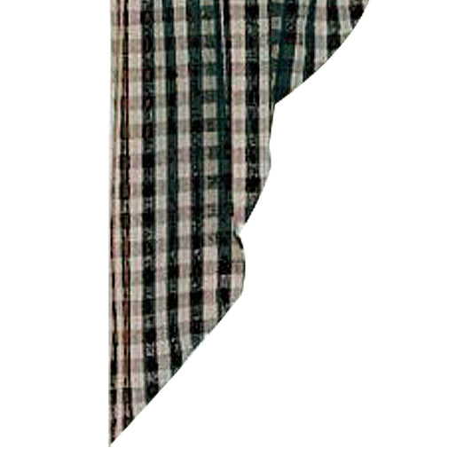 Black Nutmeg Heritage House Check Black Swag Lined - Home Collections by Raghu