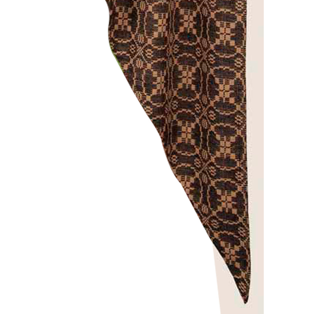 Black Tan Marshfield Jacquard Swag Lined - Home Collections by Raghu